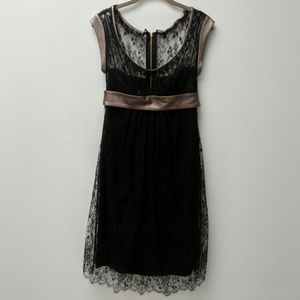 Black lace dress